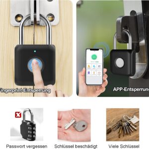 Candado de huellas dactilares