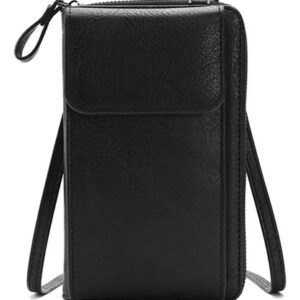 Bolso Bandolera Pequeño Negro Para Mujer Con Bandolera Ajust Negro Diseño De La Tela Acabado De Los Herrajes Color De La Correa De Hombro