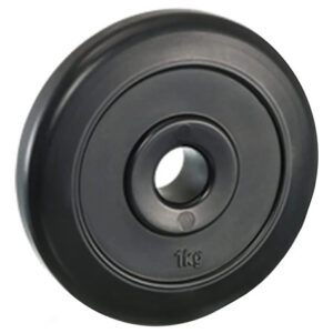 Disco Unisex Negro 1 Kg Polietileno Relleno Cemento Y Arena Negro