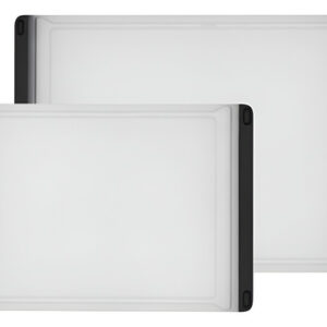 Oxo Good Grips - Juego De 2 Tablas De Cortar De Plástico . Color Claro