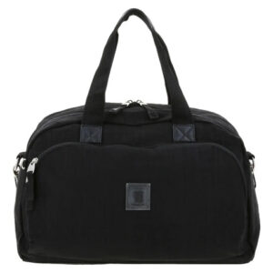 Valija Negra Unisex 42x22x27 Cm Con Compartimentos Y Asas Color