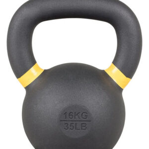 Pesas Rusas De 16 Kg Entrenamiento Ergonómico En Casa 16 Kg/35 Lb - Amarillo Brillante