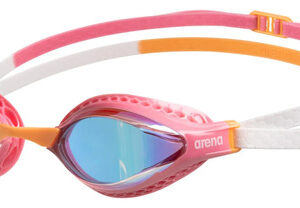 Antiparras De Natación Antivaho Color Espejo Para Adultos Amarillo Cobre/rosa Claro/naranja
