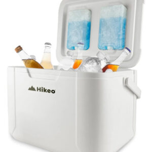 Hielera Portátil Rígida 19 Qt 18l Doble Pared Térmica Blanca Blanco