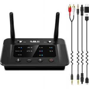 Transmisor Receptor Bluetooth 5.3 Adaptador Audio Inalámbric
