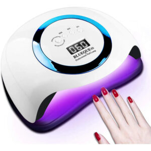 Lámpara Uv 168w Led Para Uñas Con Pantalla Lcd Y Temporizado Color