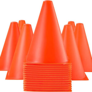 Set De 24 Conos Naranjas Para Entrenamiento Deportivo 7 PuLG 7 -24 Pz