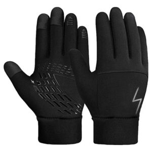 Guantes De Invierno Para Niños Repelentes Al Agua Cálidos Y Negro L(8-10years) Diseño De La Tela