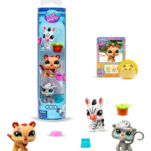 Littlest Pet Shop Set De 3 Figuras Coleccionables Para Niñas