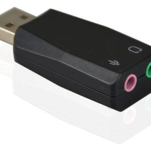 Adaptador Usb De Audio Estéreo 3d Con Salida 3,5 Mm