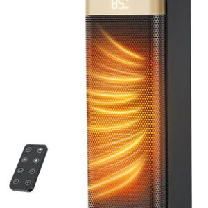 Calentador De Espacio Portátil Negro 3 En 1 Humidificador Si Negro