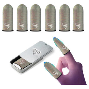 Mangas De Dedo Gaming Antideslizantes 6 Piezas Ultra Finas Wireless Color