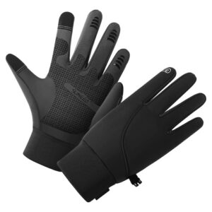 Guantes Térmicos Impermeables Unisex Para Invierno Y Deporte Negro Talla