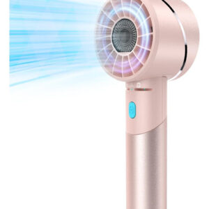 Ventilador De Mano Portátil Usb Recargable 4 Velocidades Ros Rosado