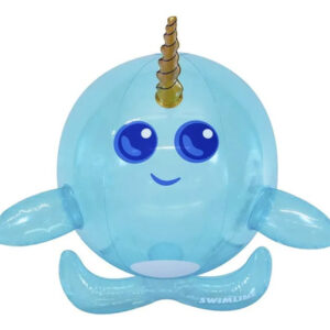 Bola De Playa Inflable Narwhal Multicolor Para Niños 1 Unida Multicolor Nombre Del Diseño