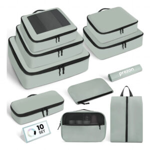 Cubos De Embalaje Organizadores Para Viajes 10 Unidades Verd Verde