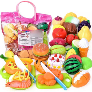 Juguetes De Cortar Frutas Y Verduras 60 Piezas Para Niños
