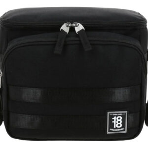 Lonchera Escolar Negra Unisex 24x20x15 Cm Forro Térmico Negro Nombre Del Diseño