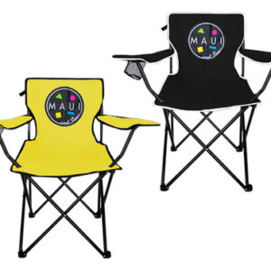 Juego De Sillas Plegables Para Exterior 2 Pzs Amarillo Negro Amarillo/negro Nombre Del Diseño