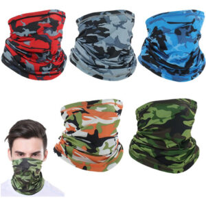 Bandanas Deportivas 5pcs Multifuncionales Microfibra Elástic 5 Diseño De La Tela 24cm*42cm