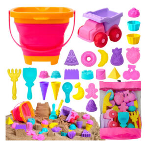 Juego De Juguetes De Playa Multicolor Cubos Y Moldes Para Ni