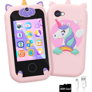 Teléfono Inteligente Para Niños Unicornios 8 Pulgadas Aprend Color