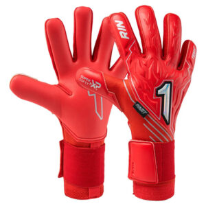 Guantes De Portero Fútbol Adultos 9 Rojo Corte Negativo Tran Rojo Talla