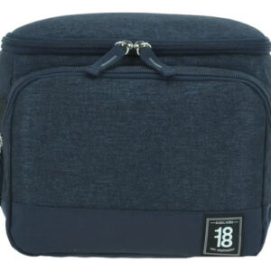 Lonchera Unisex Térmica Azul Con Bolso Y Asa Ajustable 23x20 Azul Nombre Del Diseño