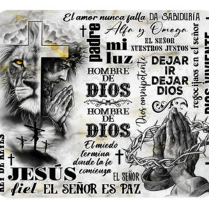 Alfombra Para Ratón Decorativa Teegarb Inspiradora Cristo Color Diseño Impreso