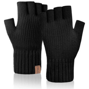 Guantes De Invierno Sin Dedos Cálidos Para Hombre Y Mujer Color Talla
