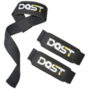 Straps Levantamiento Pesas Dqst Negro Algodón Ajustable 58cm