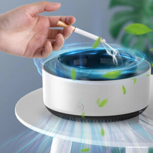 Cenicero Sin Humo 2 En 1 Portátil Blanco Y Negro Moderno 13, Blanco Y Negro Nombre Del Diseño