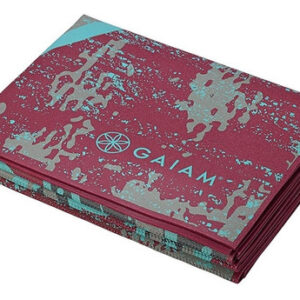 Tapete Para Yoga Plegable Azul 2 Mm Foldable Mat Gaiam Color Vino