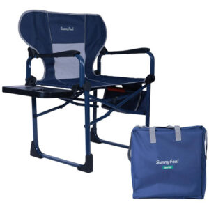 Silla Ligera Plegable Para Camping Color Azul 51x58 Cm 5 22 Azul