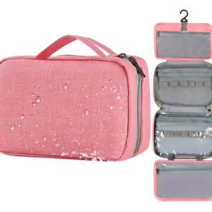 Neceser De Viaje Impermeable Organizador Maquillaje Unisex 2 Color Diseño De La Tela