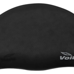 Gorra De Natación Adulto Silicona 100 Protección Cabello Neg Negro Diseño De La Tela Talla