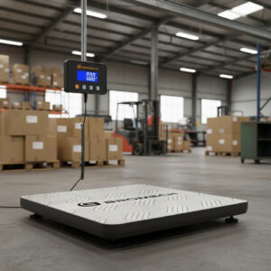 Báscula Digital Comercial 200kg 10g Acero Inoxidable Gris