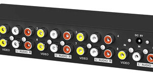 Divisor Rca Av 8 Vías 3 Rca Audio Video Conexiones Claras