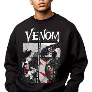 Sudadera Hombre Edición Limitada Venom 100 Algodón Casual Venom Pullover