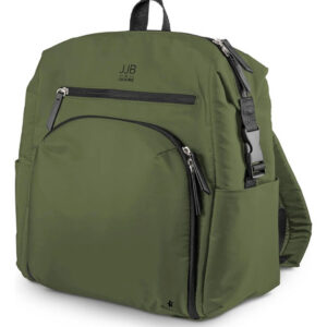 Mochila Para Pañales Grande Verde Con Cambiador Integrado Verde -oliva Diseño De La Tela