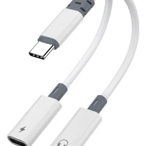 Divisor Usb C Dual Con Carga Rápida 60w Para iPhone Y Más Color