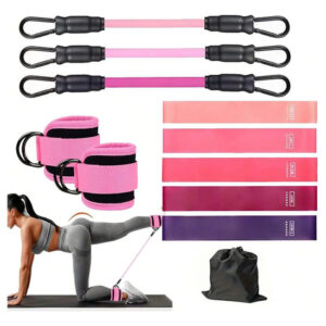 Bandas Elásticas De Resistencia 11 Piezas Para Ejercicio En Awa