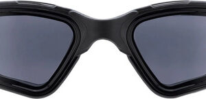 Gafas De Natación Unisex Silicona Pura Antivaho Protección U Lente Ahumada Negra/negra