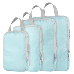 Juego Organizador Maleta 4 Piezas Azul Claro Impermeables Azul Claro