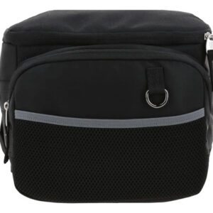 Lonchera Negra Térmica 8 Litros Asa Ajustable 22x15x25 Cm Negro Nombre Del Diseño
