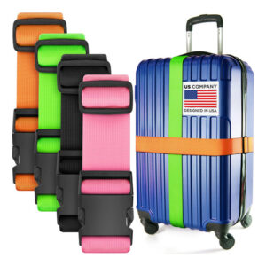 Correas De Equipaje Multicolor Para Maletas Paquete De 4 Uni Multicolor, Paquete De 4