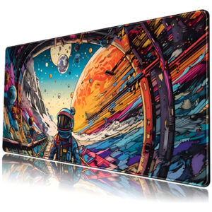 Alfombrilla De Ratón De Planeta Extraño Alfombrilla De Escri Multicolor