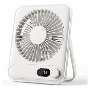 Ventilador De Escritorio Usb Silencioso Plegable 5 Velocidad Blanco