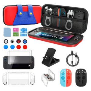 Kit De Accesorios 25 En 1 Para Nintendo Switch 2 Con Estuche Color