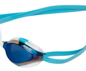 Anteojos De Natación Unisex Espejo Azul Tamaño Único Confort Espejo Azul/cielo Blanco